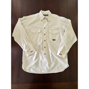 Land Rover Gear Shirt Mens M‎ White Utility